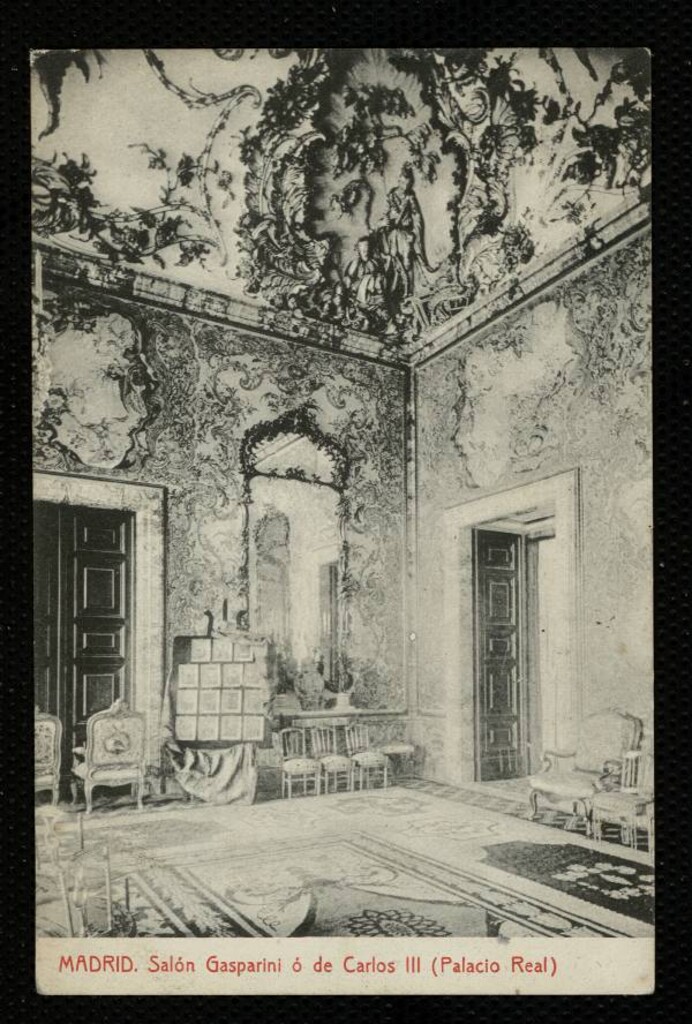 Miniatura de Salón Gasparini o de Carlos III (Palacio Real)