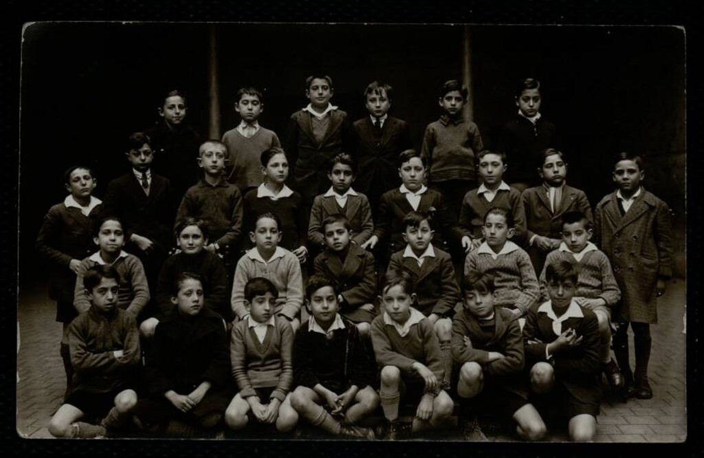 Miniatura de Grupo de alumnos del Colegio Hermanos Maristas
