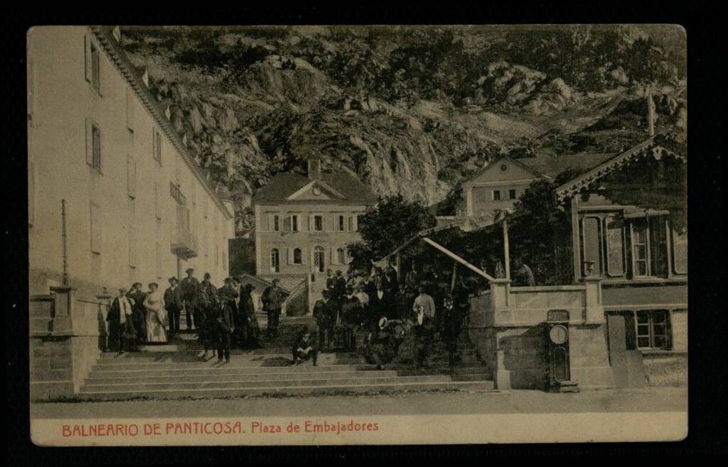 Miniatura de Balneario de Panticosa. Plaza de Embajadores