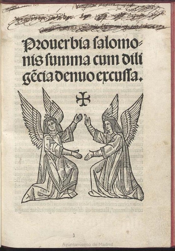 Miniatura de Biblia. Antiguo Testamento. Latín