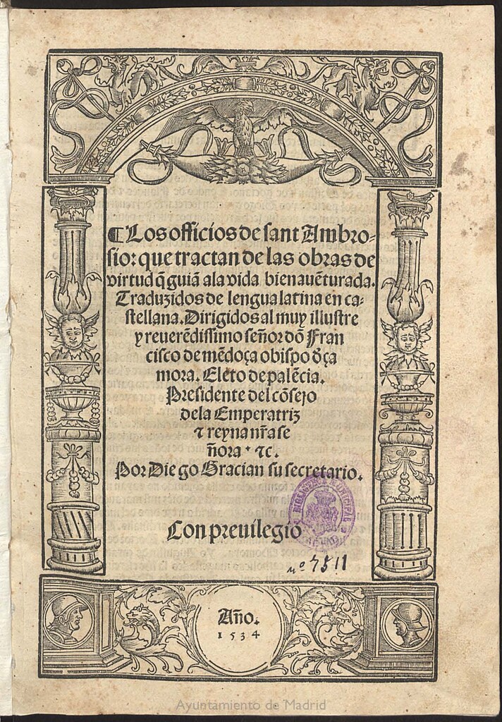 Miniatura de Los officios de sant Ambrosio