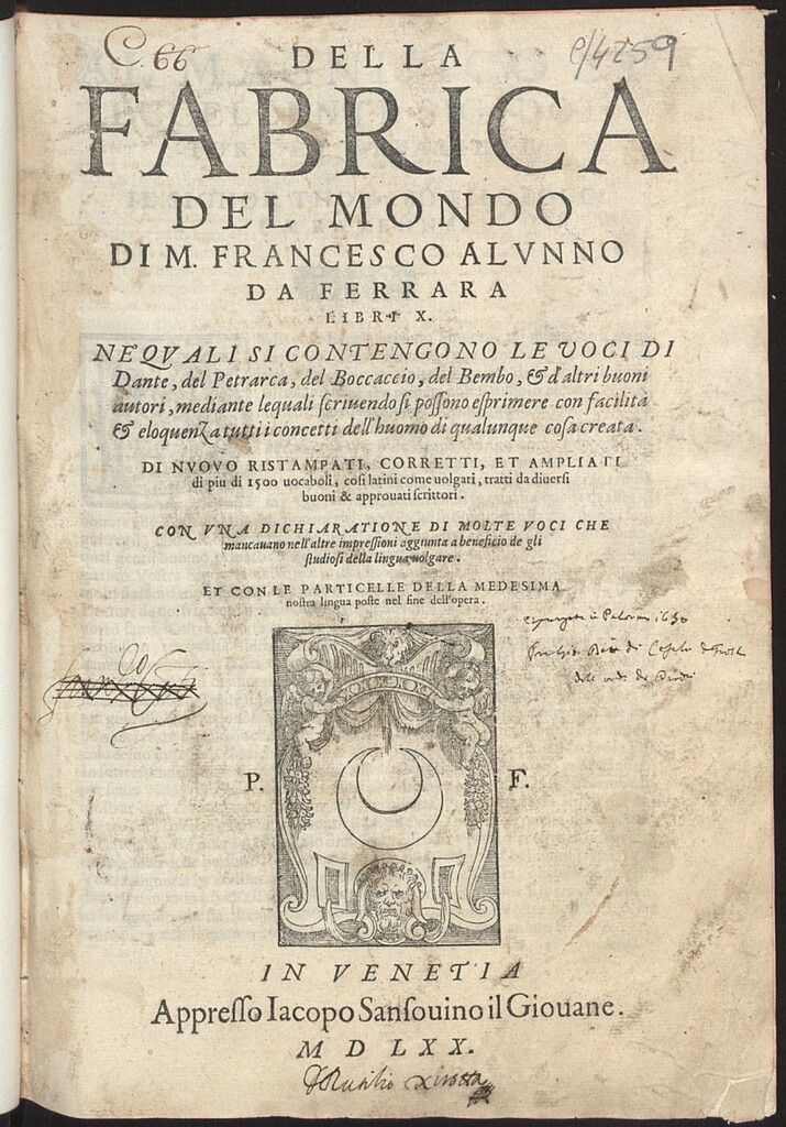 Miniatura de Della fabrica del mondo