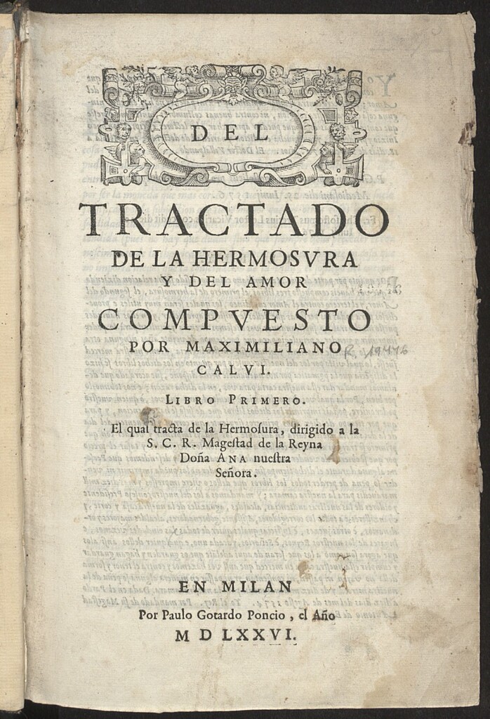 Miniatura de Del tractado de la hermosura y del amor
