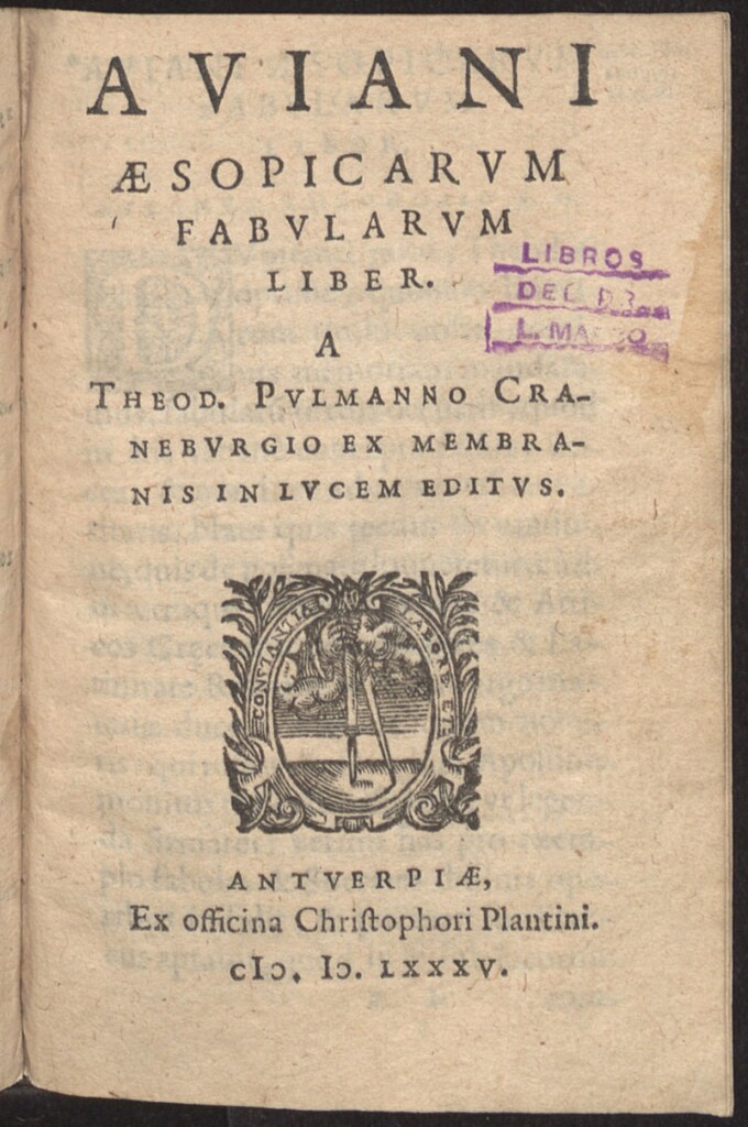 Miniatura de Fabulae