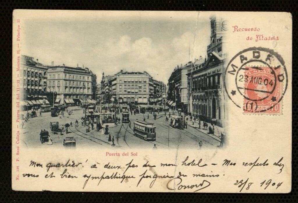 Miniatura de Recuerdo de Madrid. Puerta del Sol
