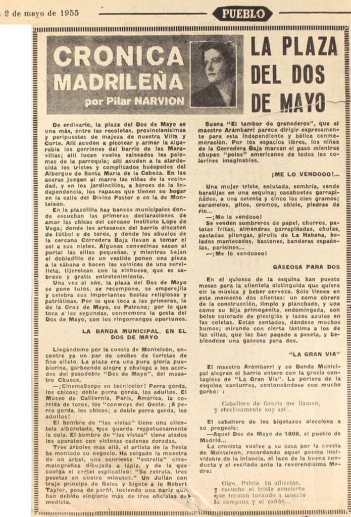 Miniatura de La plaza del Dos de Mayo