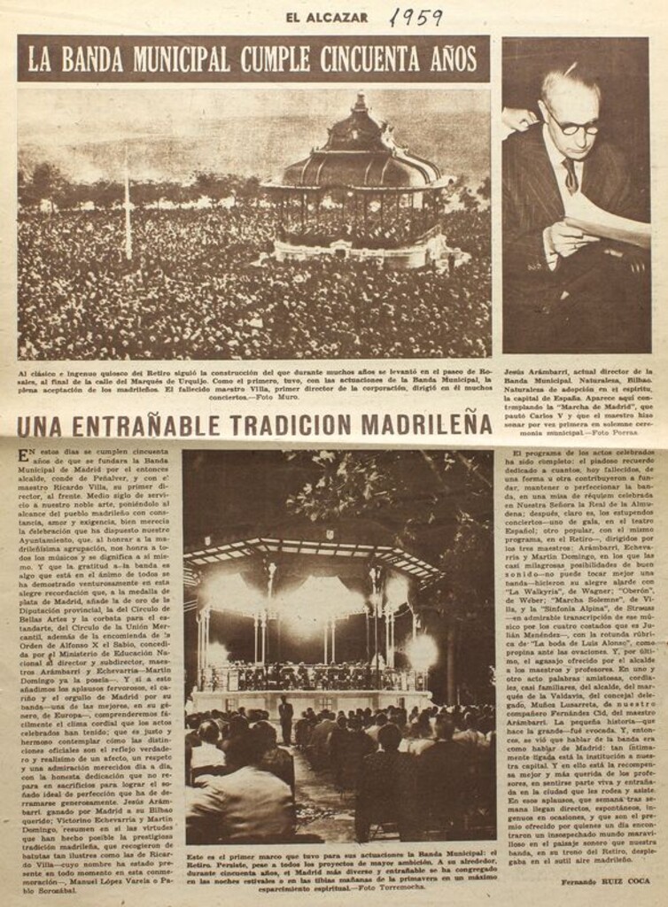 Miniatura de La Banda Municipal cumple cincuenta años