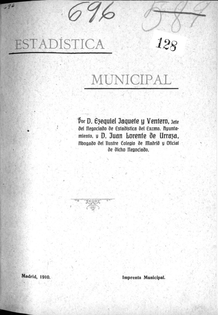 Miniatura de Estadística Municipal