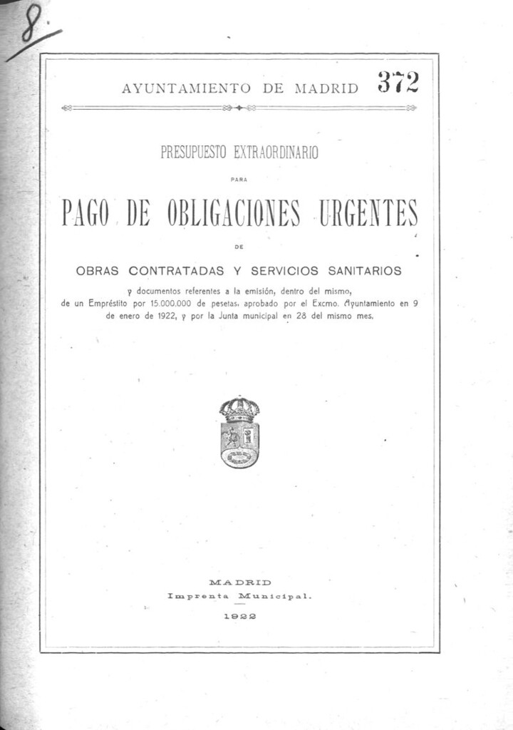 Miniatura de Pago de obligaciones urgentes de obras contratadas y servicios sanitarios