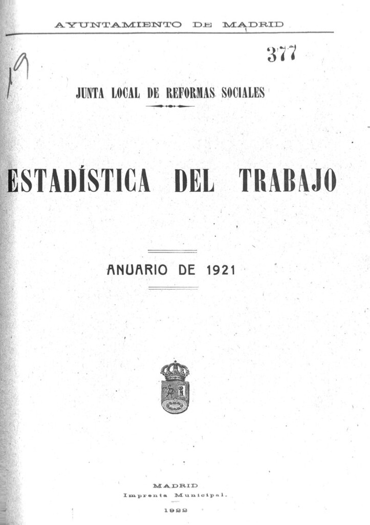 Miniatura de Estadísticas del trabajo