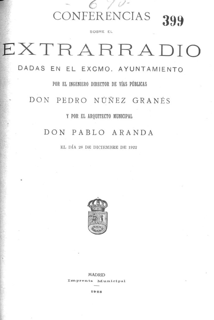 Miniatura de Conferencias sobre el extrarradio.