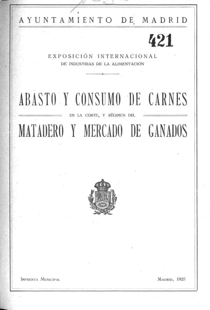 Miniatura de Abasto y consumo de carne.