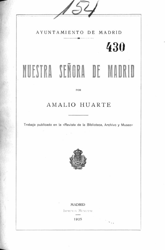 Miniatura de Nuestra Señora de Madrid