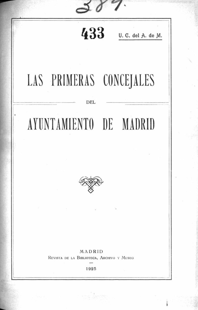 Miniatura de Las primeras concejales del Ayuntamiento de Madrid.