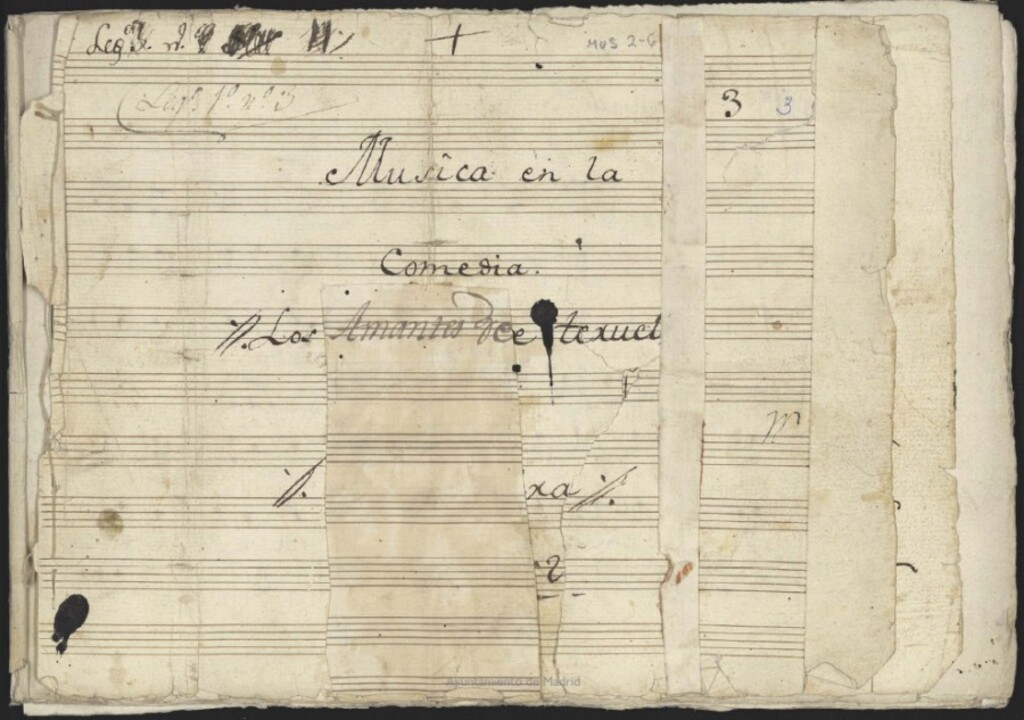 Miniatura de Música en la Comedia Los Amantes de Teruel