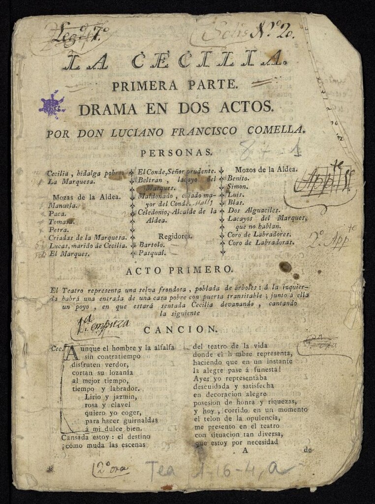 Miniatura de La Cecilia
