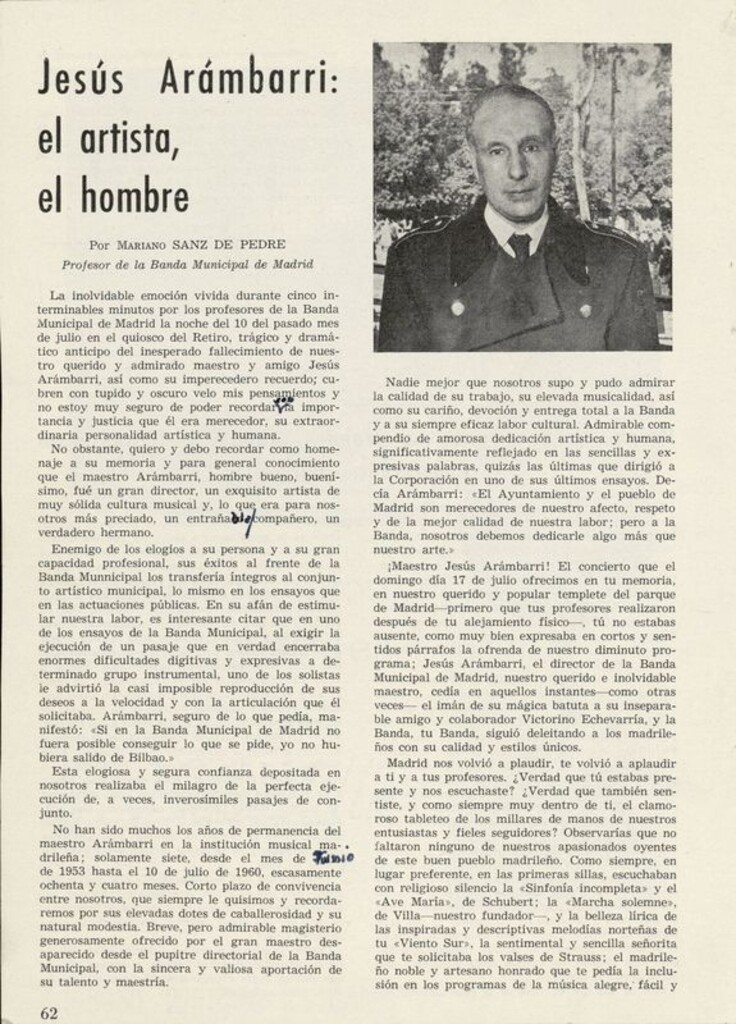 Miniatura de Jesús Arámbarri: el artista, el hombre