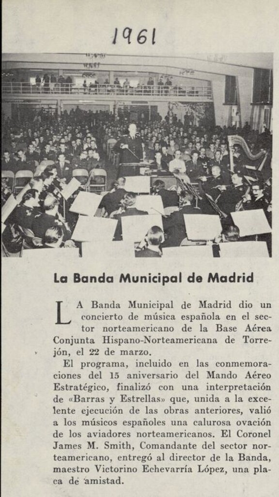 Miniatura de La Banda Municipal de Madrid