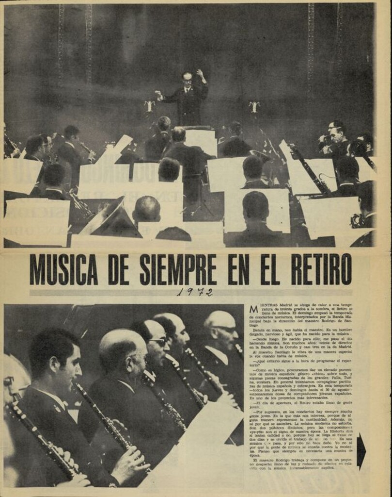 Miniatura de Música de siempre en el Retiro. El domingo empezó la temporada de conciertos nocturnos