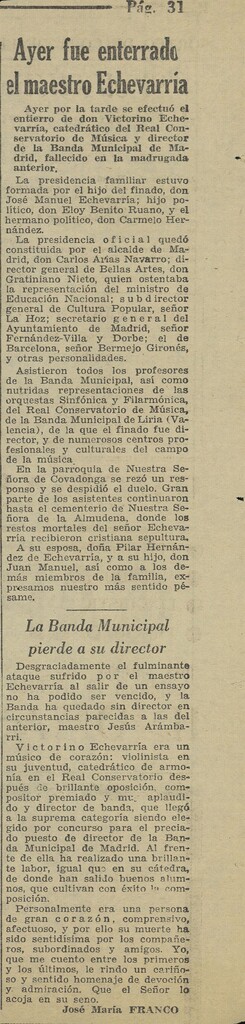 Miniatura de Ayer fue enterrado el maestro Echevarría