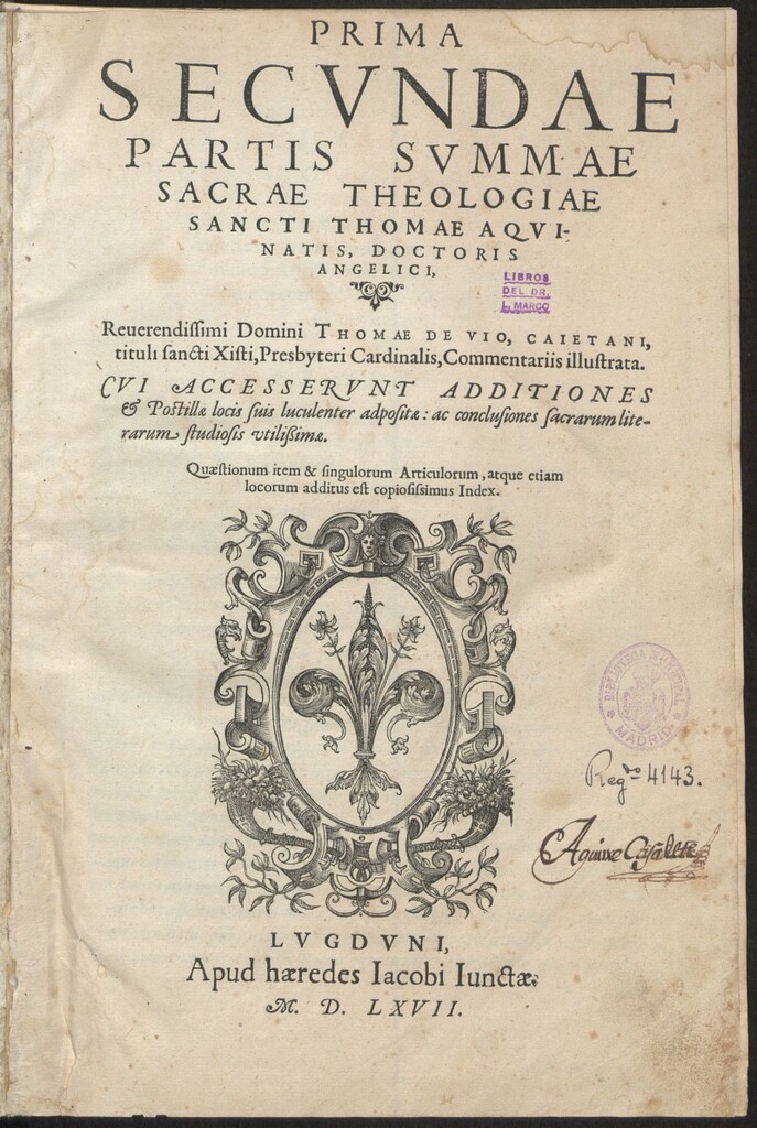 Miniatura de Summa theologica