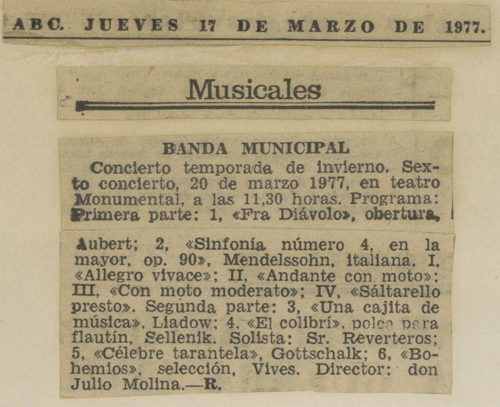 Miniatura de Banda Municipal