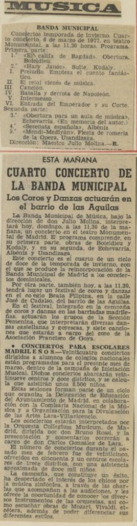 Miniatura de Cuarto concierto de la Banda Municipal