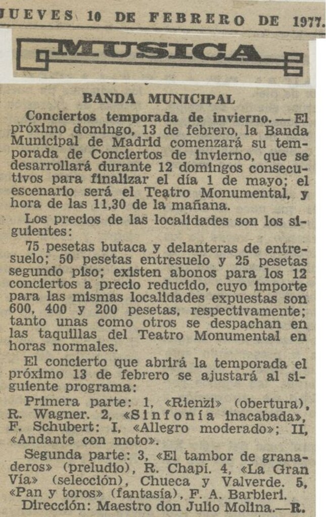 Miniatura de Banda Municipal
