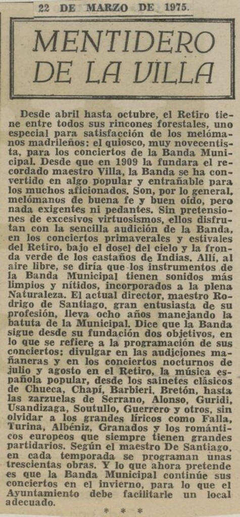 Miniatura de Mentidero de la Villa