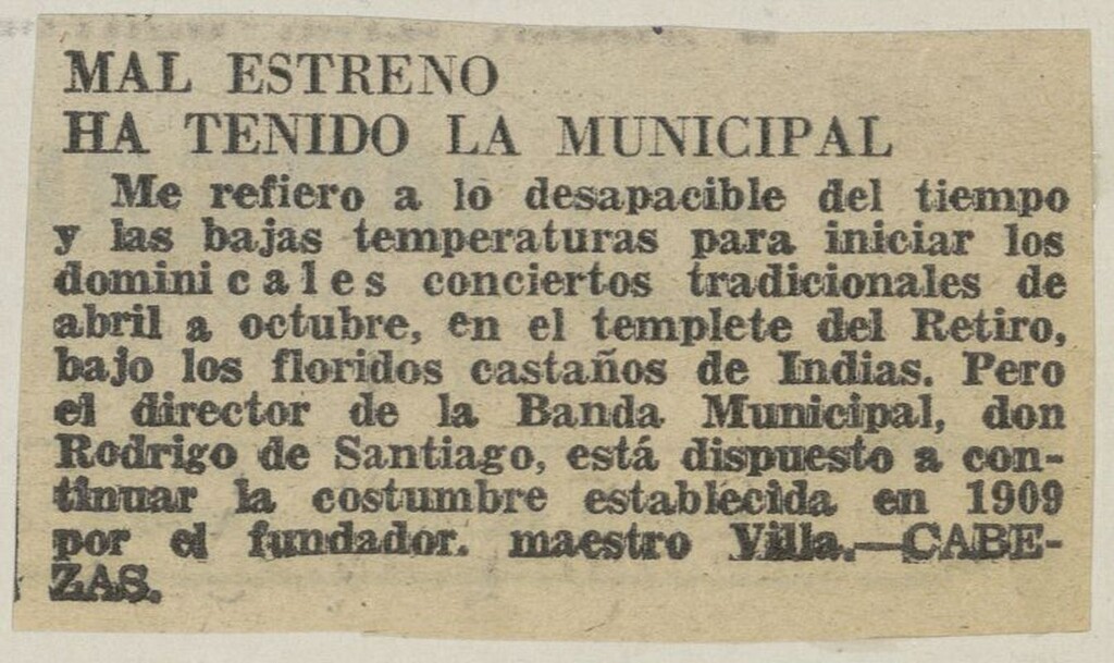 Miniatura de Mal estreno ha tenido la Municipal