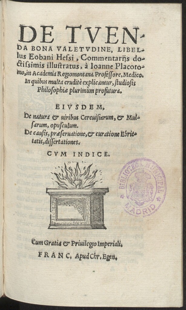 Miniatura de De tuenda bona valetudine