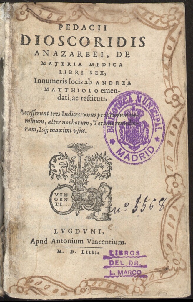 Miniatura de Pedacii Dioscoridis Anazarbei, de materia medica. Libri sex