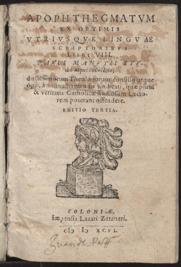 Miniatura de Apophthegmata