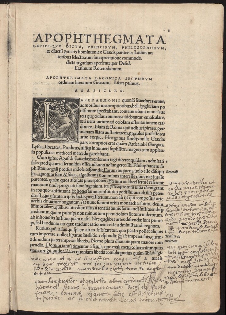 Miniatura de Apophthegmata