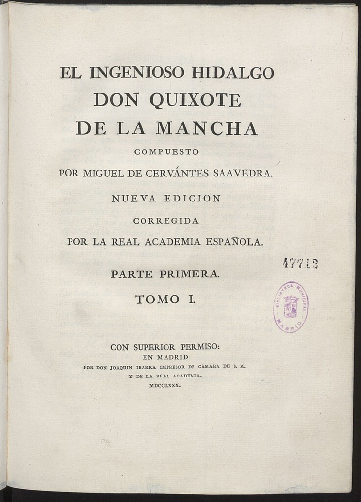 Miniatura de El ingenioso hidalgo Don Quixote de la Mancha (Vol. 1)