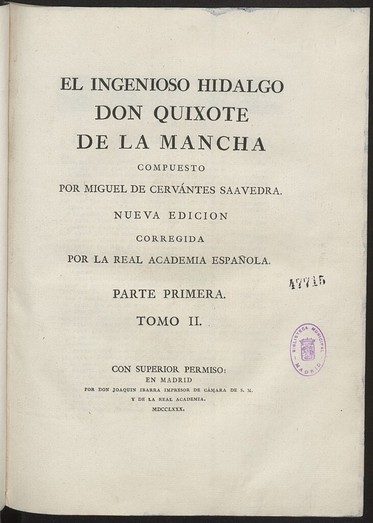 Miniatura de El ingenioso hidalgo Don Quixote de la Mancha (Vol. 2)