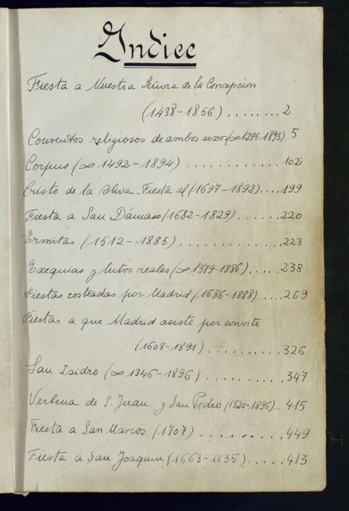 Miniatura de Inventario de Secretaría (Tomo 3) : Actos religiosos y lugares sagrados (1295-1896)
