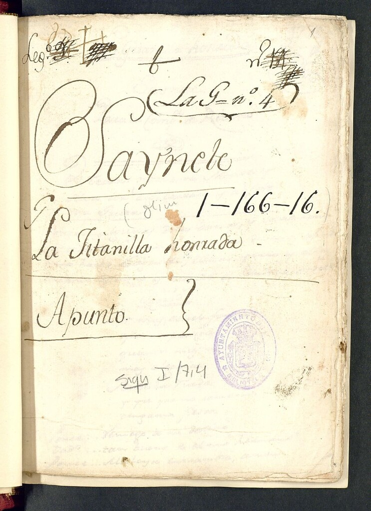 Miniatura de La gitanilla honrada : Saynete para la Compañía de Rivera