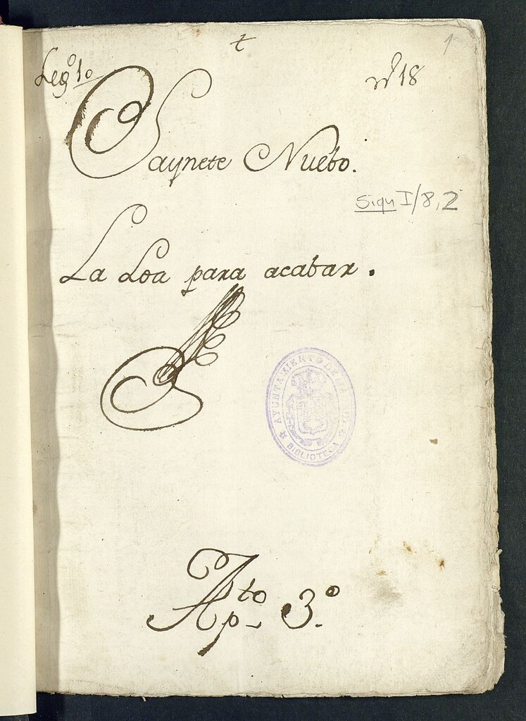 Miniatura de La loa para acabar : Saynete para la Compañía de Rivera