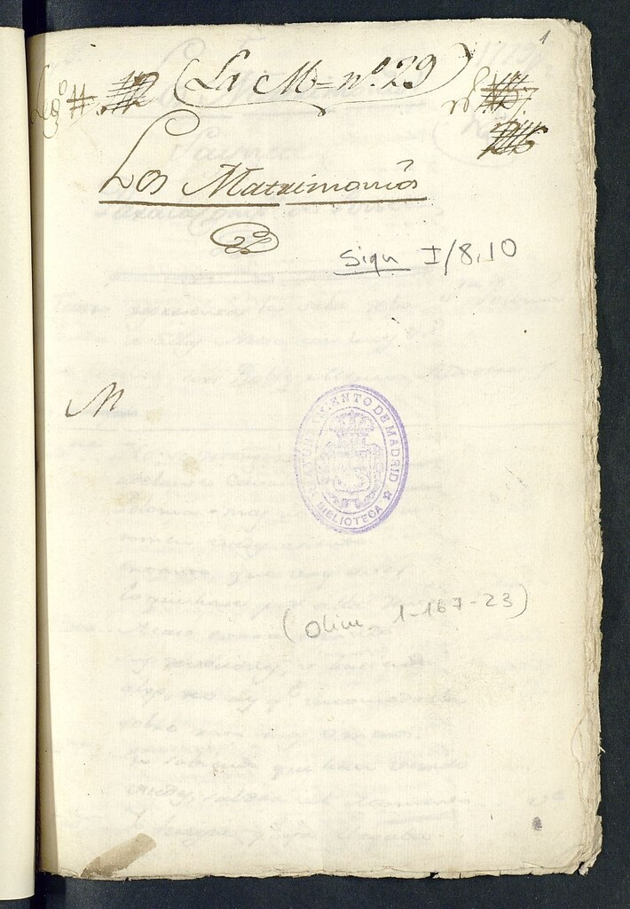 Miniatura de Los matrimonios : Saynete para la Compañía de Ponce