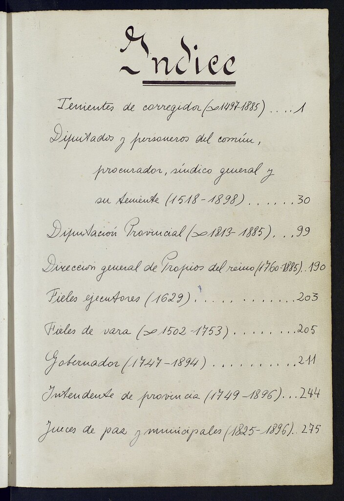 Miniatura de Inventario de Secretaría (Tomo 7) : Autoridades Local, Provincial y Nacional (1447-1898)