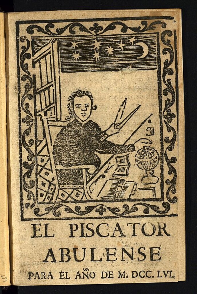 Miniatura de Pleyto criminoso entre Bartholo, y su amo: pronostico, y diario de quartos de Luna, con los sucessos elementales, aulicos, y politicos de la Europa, para este año de 1756