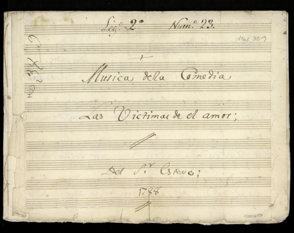Miniatura de Musica de la comedia Las víctimas de el amor