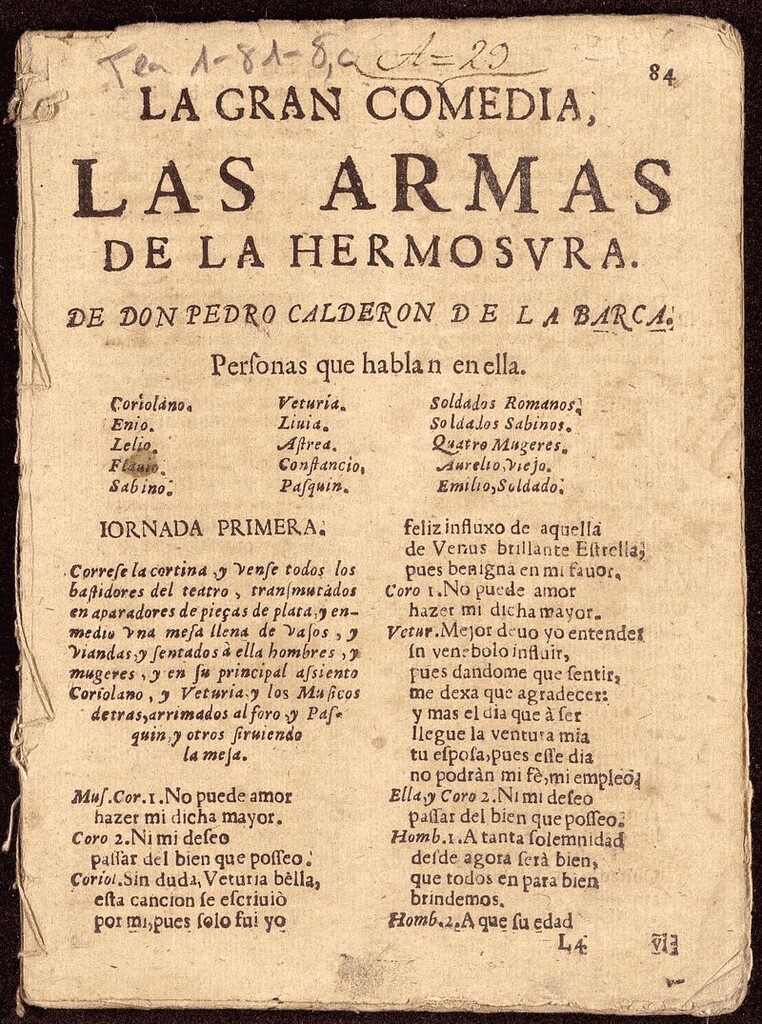 Miniatura de Las armas de la hermosura
