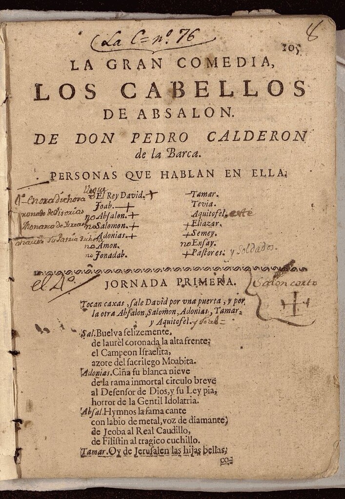 Miniatura de Los cabellos de Absalón