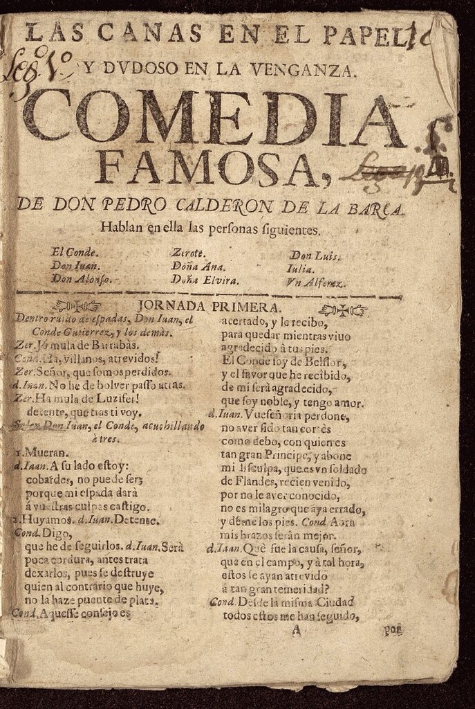 Miniatura de Las canas en el papel y dudoso en la venganza
