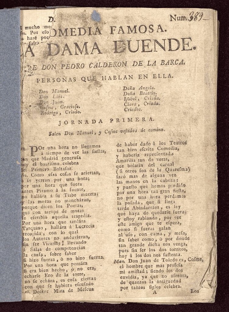 Miniatura de La dama duende