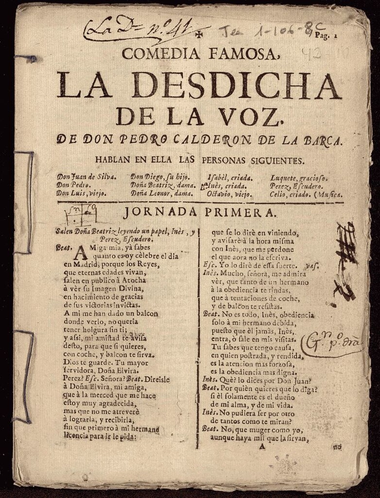 Miniatura de La desdicha de la voz