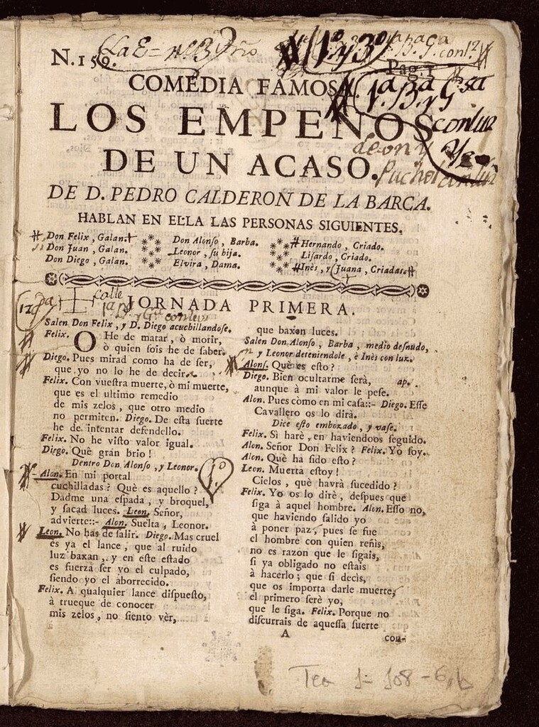 Miniatura de Los empeños de un acaso