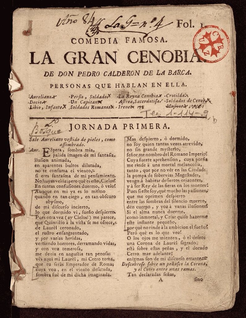 Miniatura de La gran Cenobia